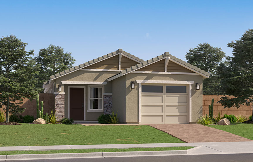 Lennar Blossom Rock Iris Elevation C - Craftsman