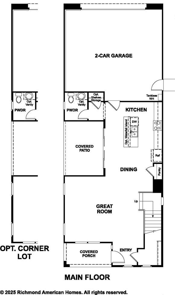 Richmond American Homes in Blossom Rock Nicola Floor Plan