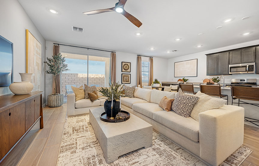 Lennar Montecito Model Living
