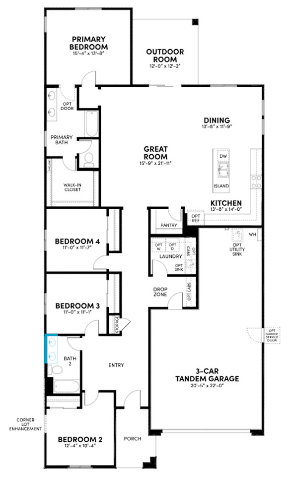 Brookfield Blossom Rock 1175 W Fremont Pass Floorplan