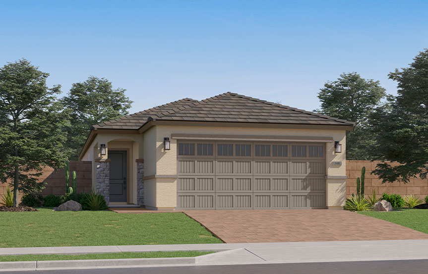 Lennar Blossom Rock Lilac Elevation M - Cottage