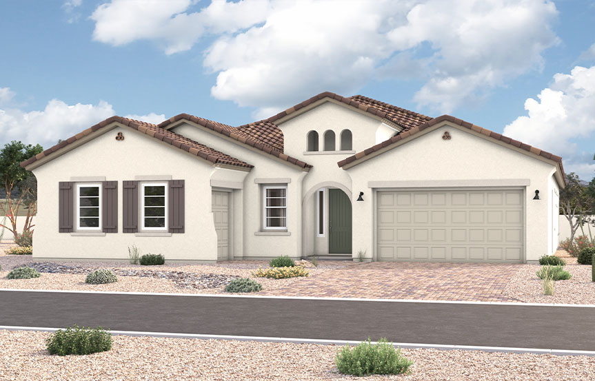 Richmond American Homes in Blossom Rock - Julia Elevation A