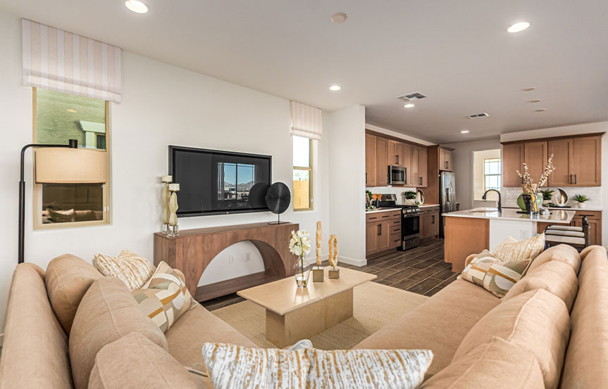 Richmond American Nina Model Home Living2