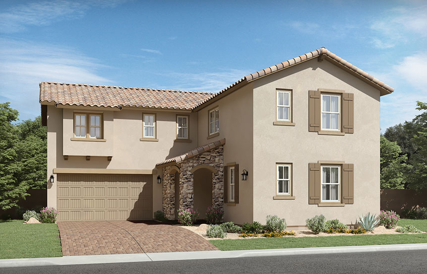 Lennar Blossom Rock Santa Barbara Elevation Tuscan E