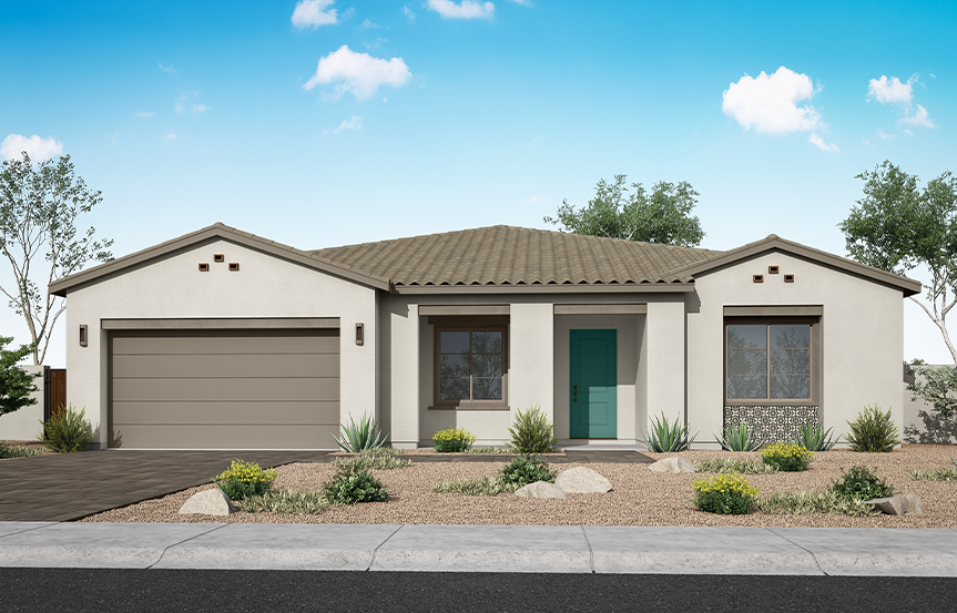 Tri Pointe Homes in Blossom Rock Bonita Elevation A