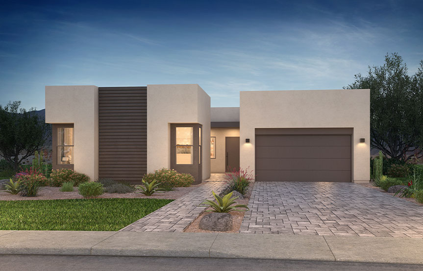 Shea Homes Blossom Rock Plan 5034 Elevation F - Modern