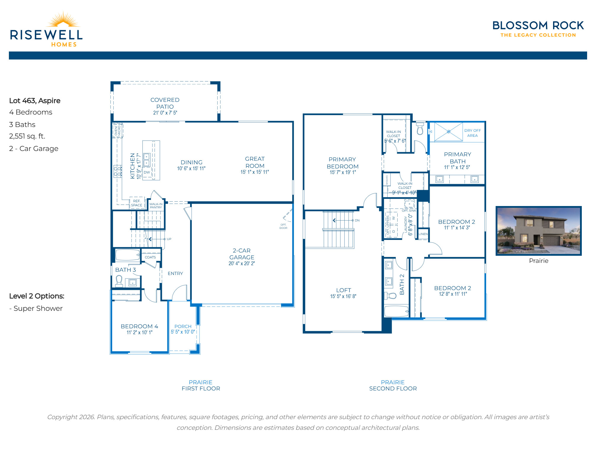 1286 W Opuntia Dr Floorplan