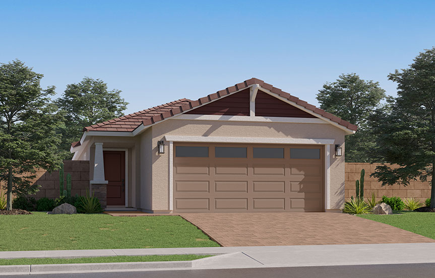 Lennar Blossom Rock Lily Elevation C - Craftsman
