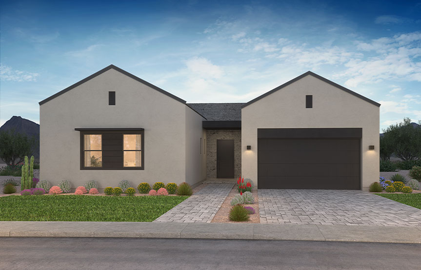 Shea Homes Blossom Rock Plan 5035 Elevation T - Transitional