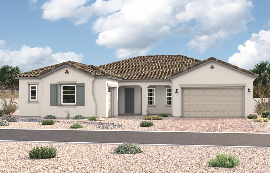 Richmond American Homes in Blossom Rock - Hanford Elevation A