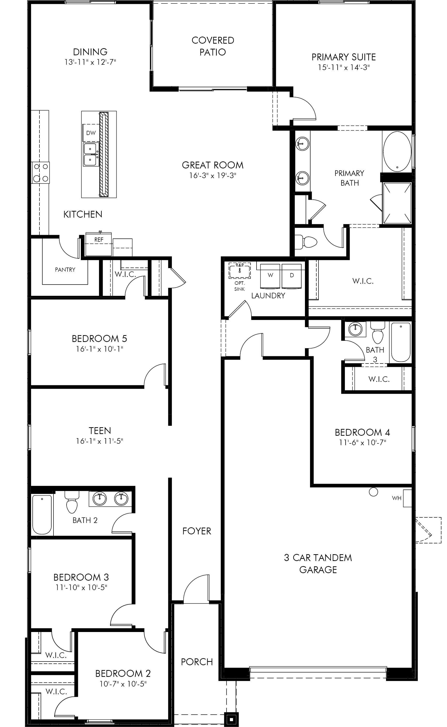 Meritage Homes Lennon Plus Floorplan in Blossom Rock