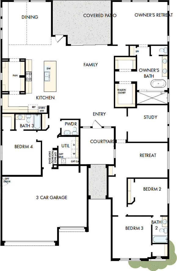 DWH 988 S Gold Stone Trl Floorplan